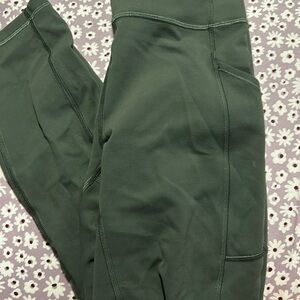 Green lululemon leggings